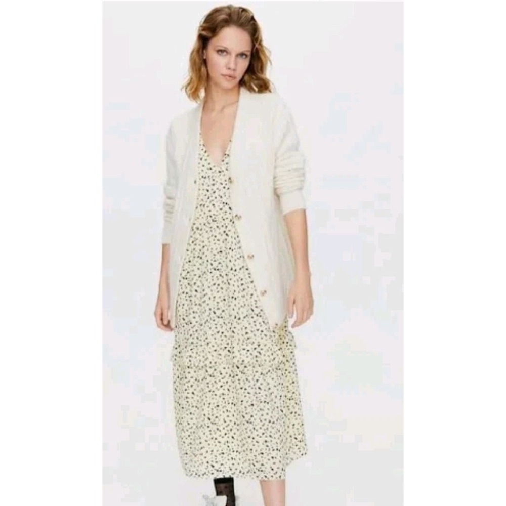 NEW Little Moon Aritzia M Mohair Blend Oversized‎ Boyfriend Cardigan $220